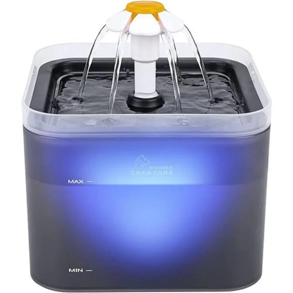 Cat Water Fountain, 67oz/2L Automatic Cat Drinking Fountain, Pet Water Fountain